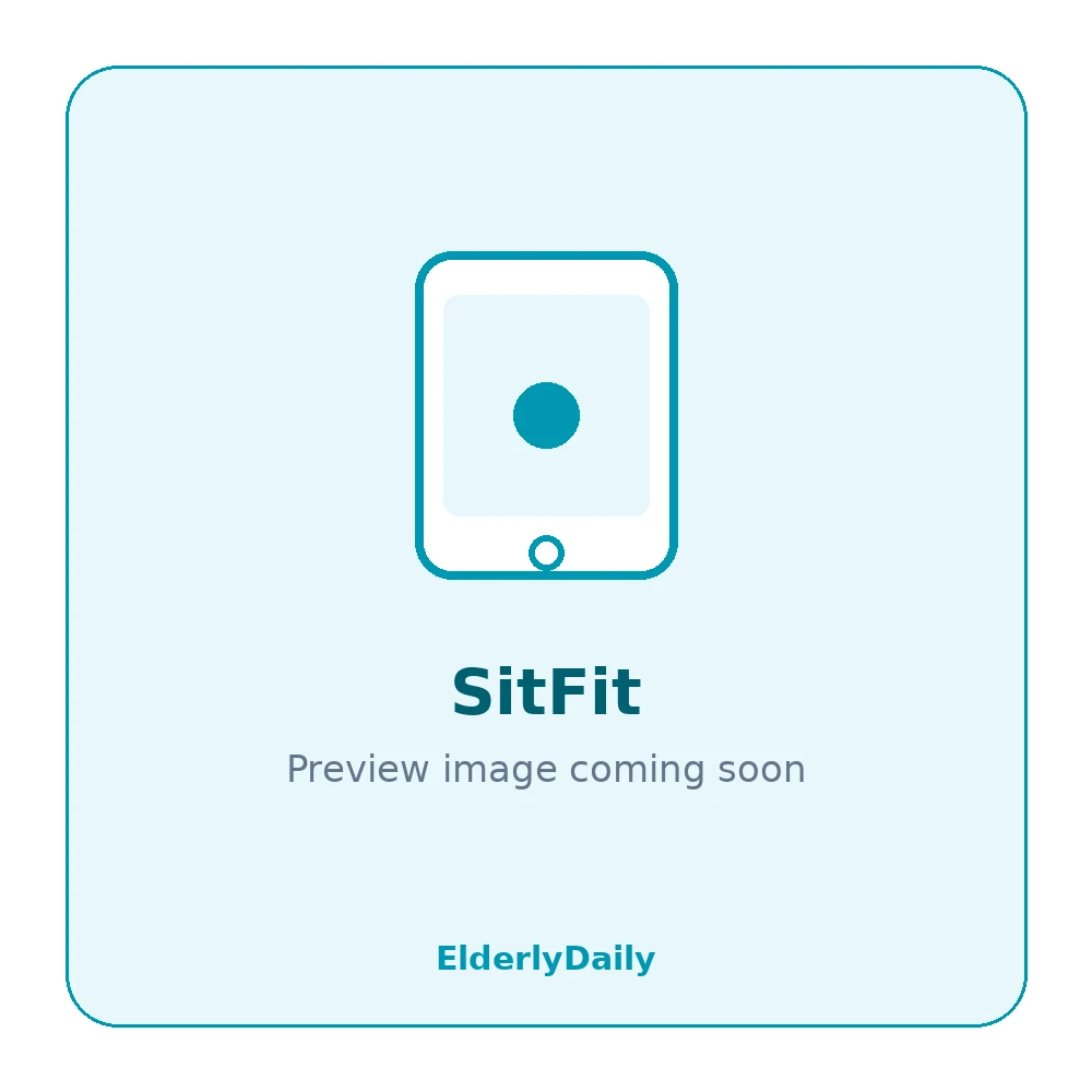 SitFit chair yoga app for seniors with personalized seated routines