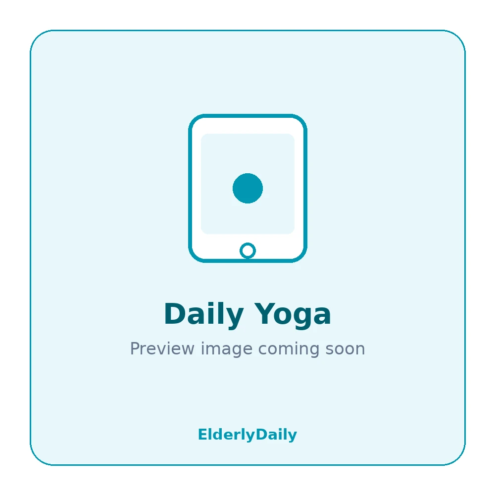 Daily Yoga app with 500+ routines including chair yoga and meditation