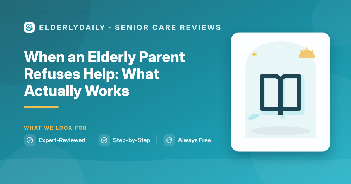 A caregiver gently talking with a parent who refuses help