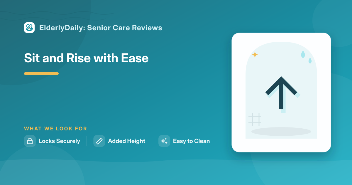 Illustrated review cover — Best Raised Toilet Seats